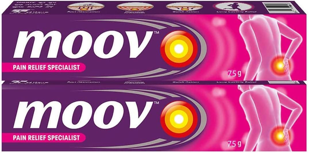 Moov Pain Relief Fast Acting 75 g (2 Pack)