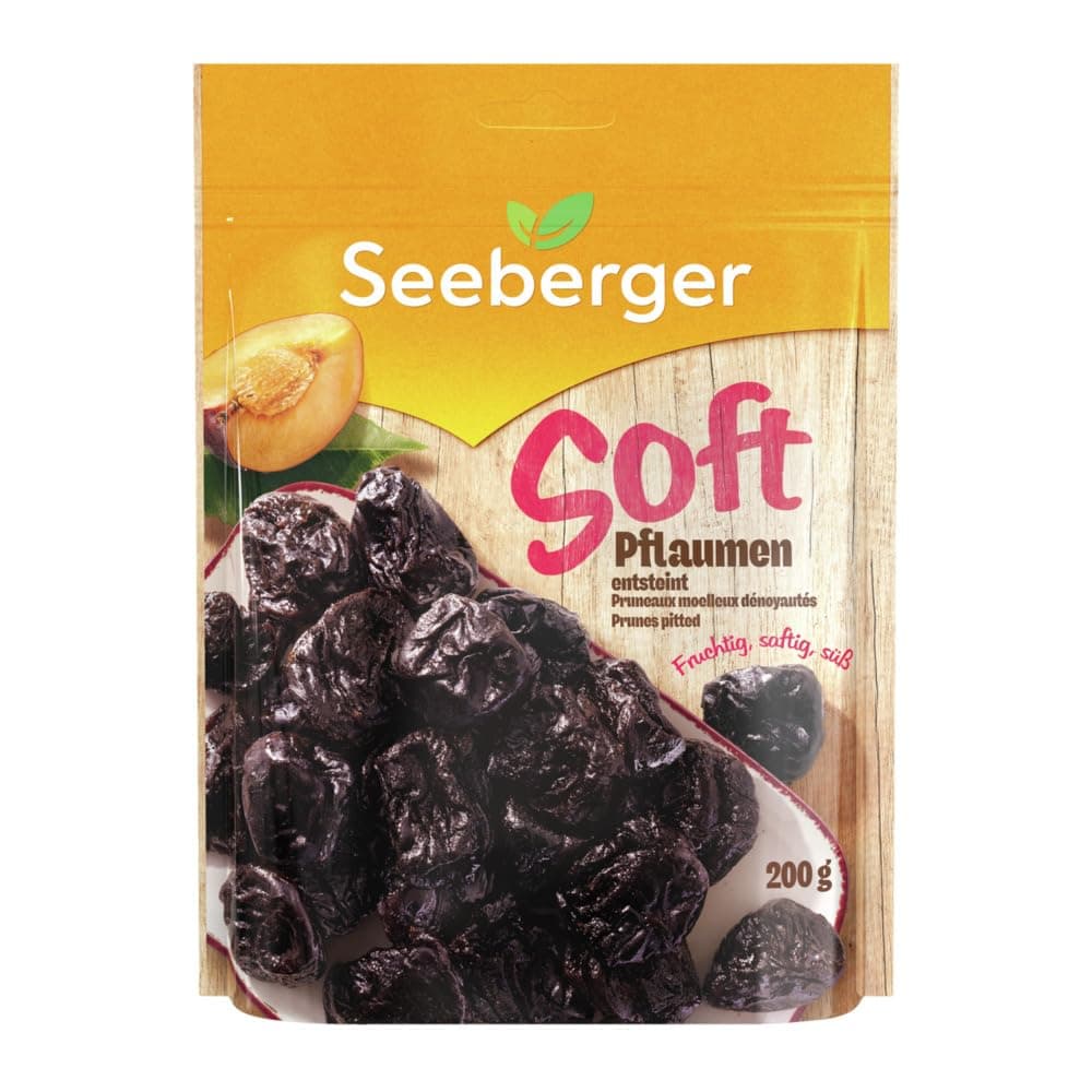 Seeberger Soft Prunes Pitted 200G