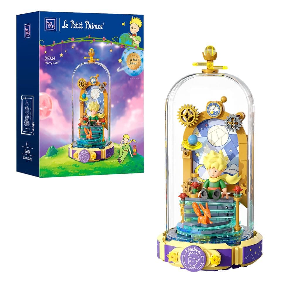 Le Petit Prince Starry Gate Building Block Set – Creative DIY Model with Minifigure & Dust Cover Gift Adults and Kids Premium Building Blocks for Home Decor