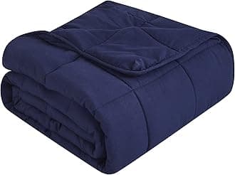 Topcee Weighted Blanket for Adults (15 lbs, 48" x 72") Twin Size Soft Cooling Heavy Blanket Sleeping, Apply to 130-160 lbs Body, Thick Breathable Blanket with Glass Bead, Easy Care
