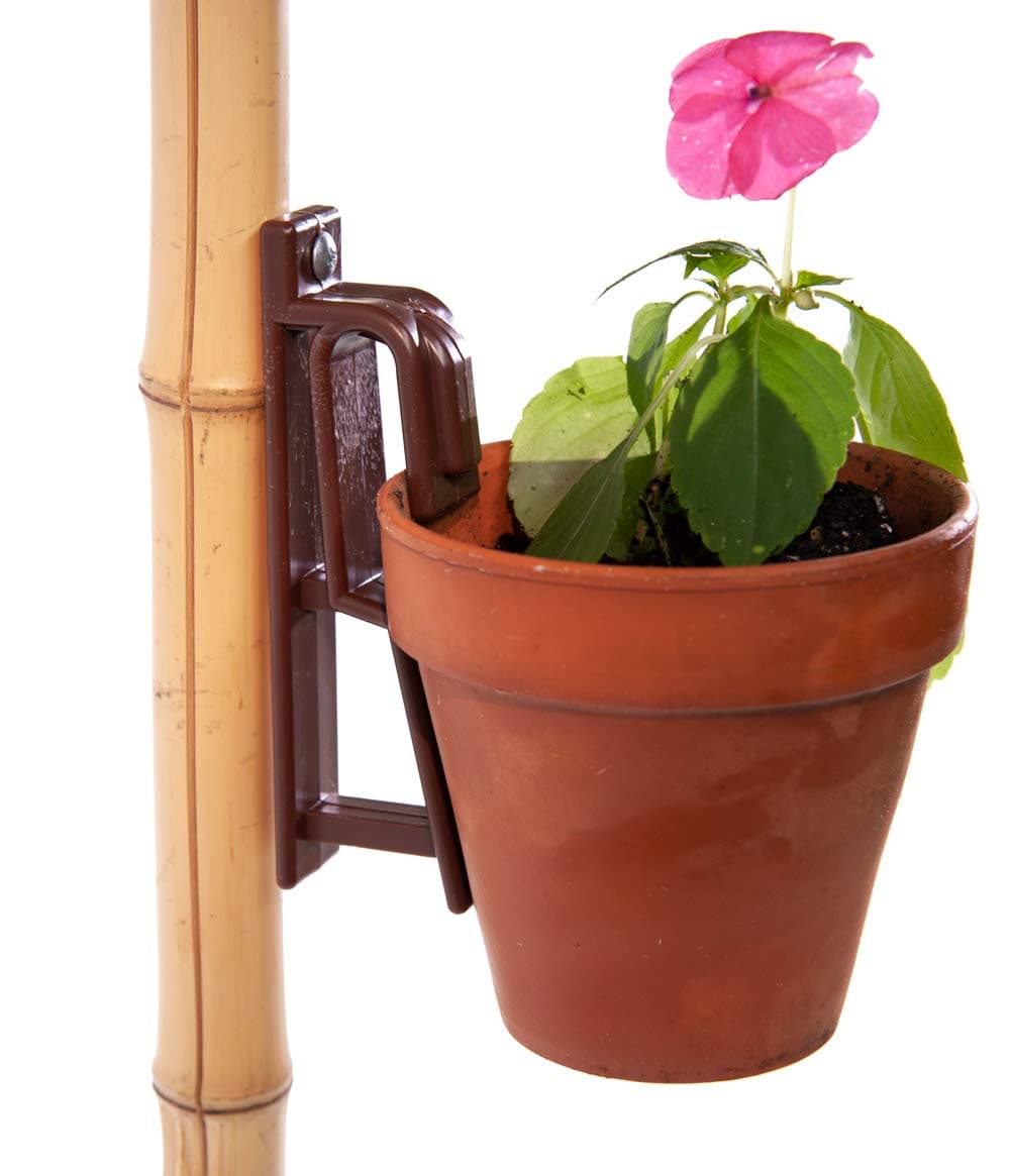 MAKINA Pot Latch Hangers (3-Pack) Brown