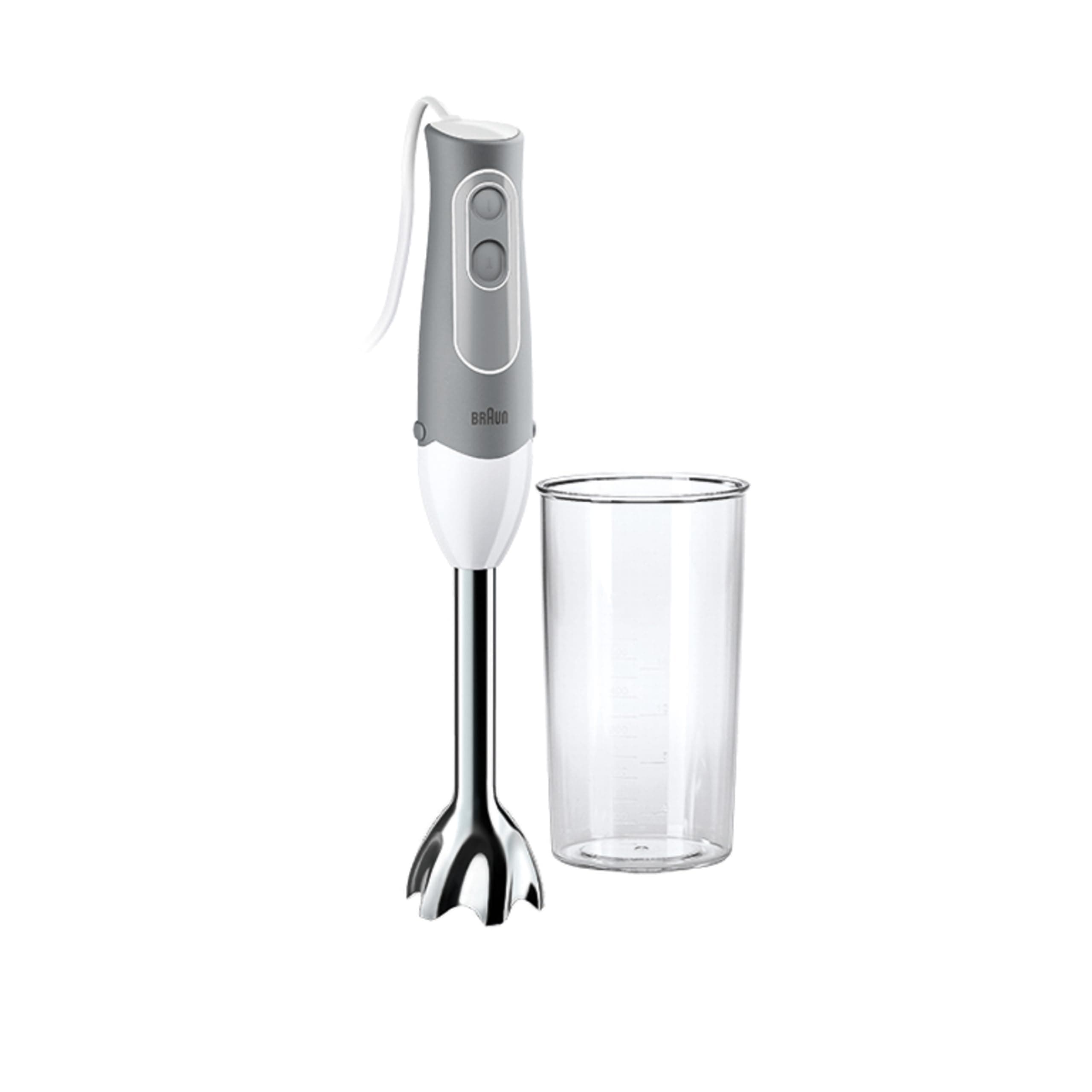 MultiQuick 5 Hand Blender, 600W, PowerBell Technology, 2 Speed Control, Splash Control, EasyClick System, Extra Lightweight Design, White - MQ 500