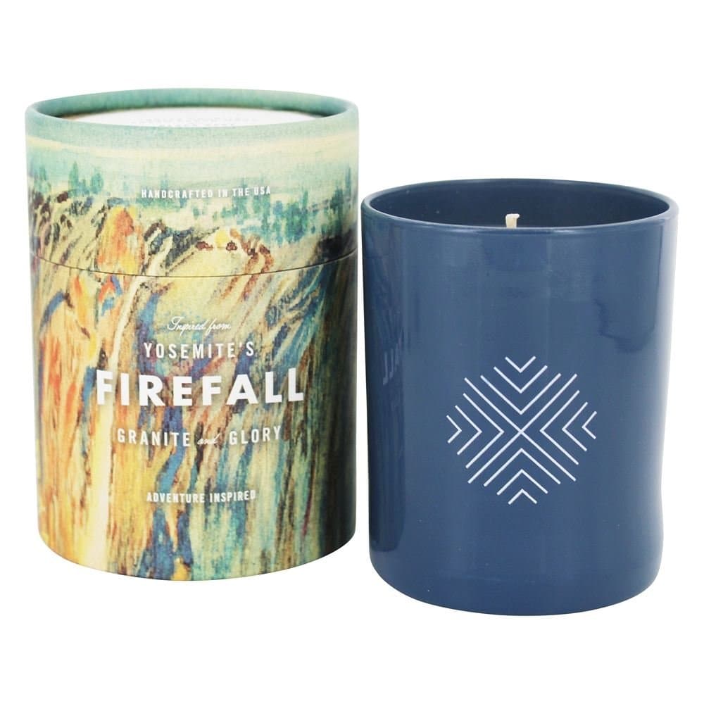 Ethics Supply Co. Yosemite Firefall Candle | 12 oz | Fresh Cedar Wood, Brisk Granite, Black Sage | Infused with Essential Oils & A Premium Grade of Aromatic Oils | 60 Hour Burn Time
