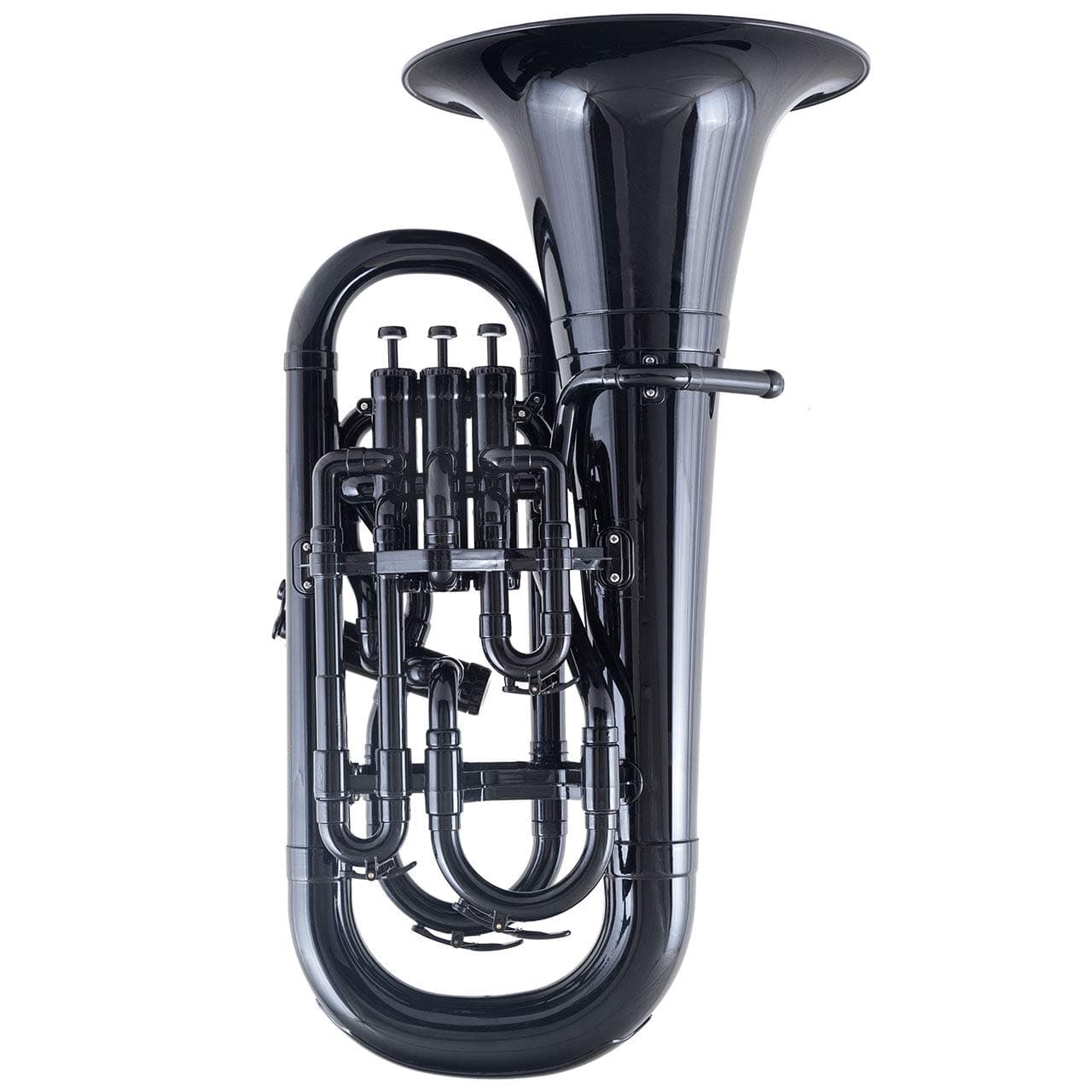Kaizer Plastic Euphonium 1000 Series Polymer Black with Case & Accessories PLY-EUP-1000BK