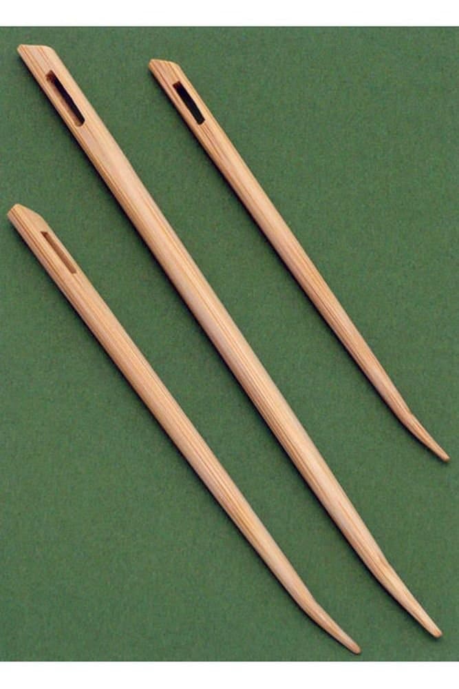 Large Bamboo Bent Tip Darning Needles