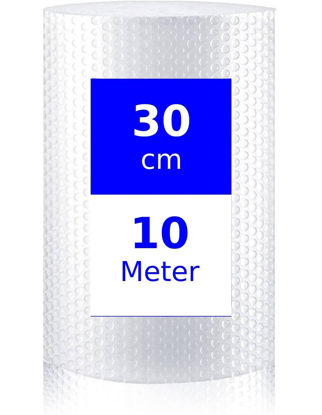 Bubble Wrap Roll, 30 cm x 10 m Air Bubble Cushioning Wrap for Packaging, Shipping, Mailing, Packing and Moving Supplies