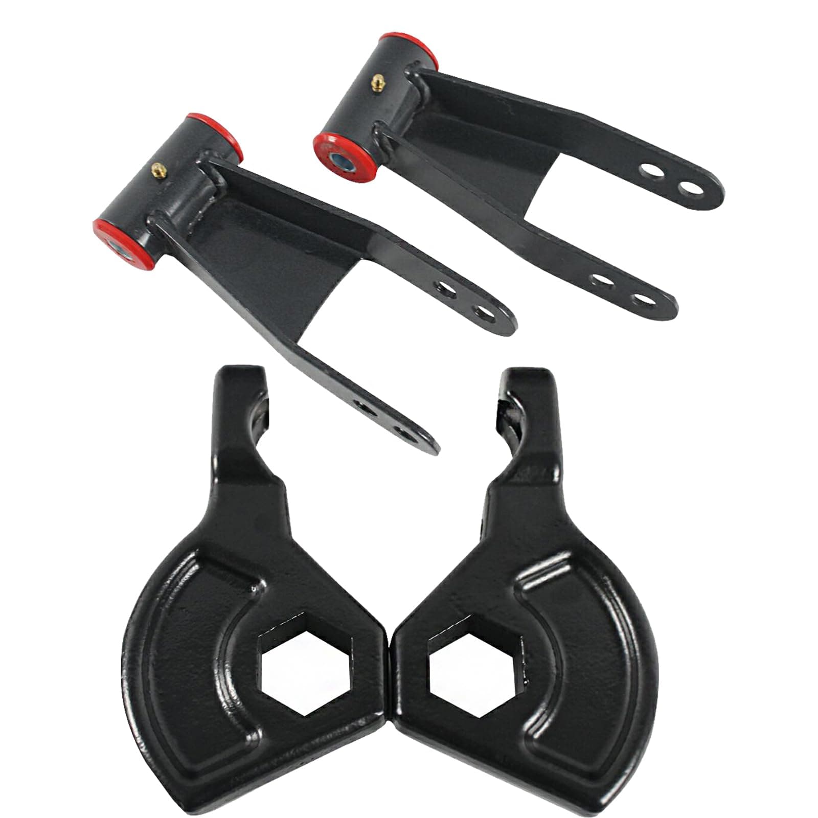 3"/2" Leveling Lift Kit Replacement for 1997-2003 Dodge Durango 4WD with Steel Front Torsion Keys+Rear Lift Shackles for Rear Suspension Lift 712120 842313