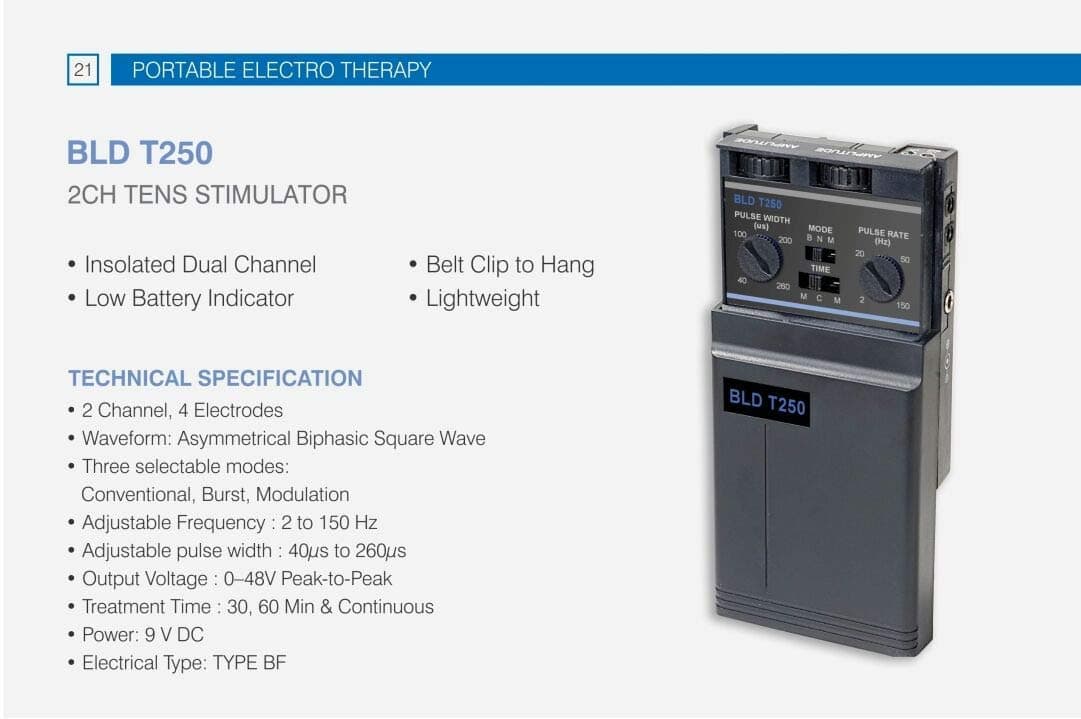 T250 Pain Relief Device Nerve Stimulator