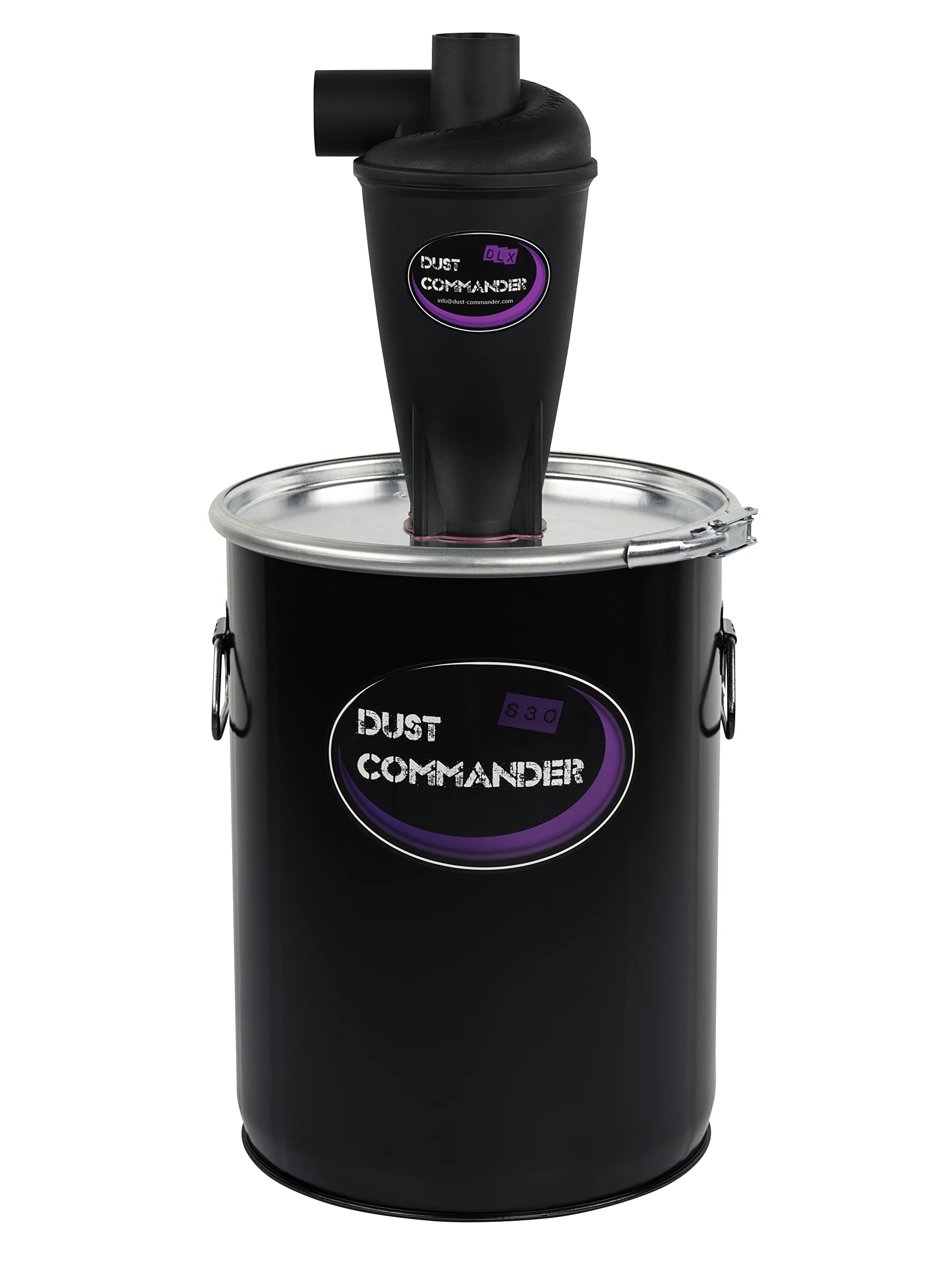DUST COMMANDER S30 - Professional antistatic cyclone filter kit with 30l steel drum