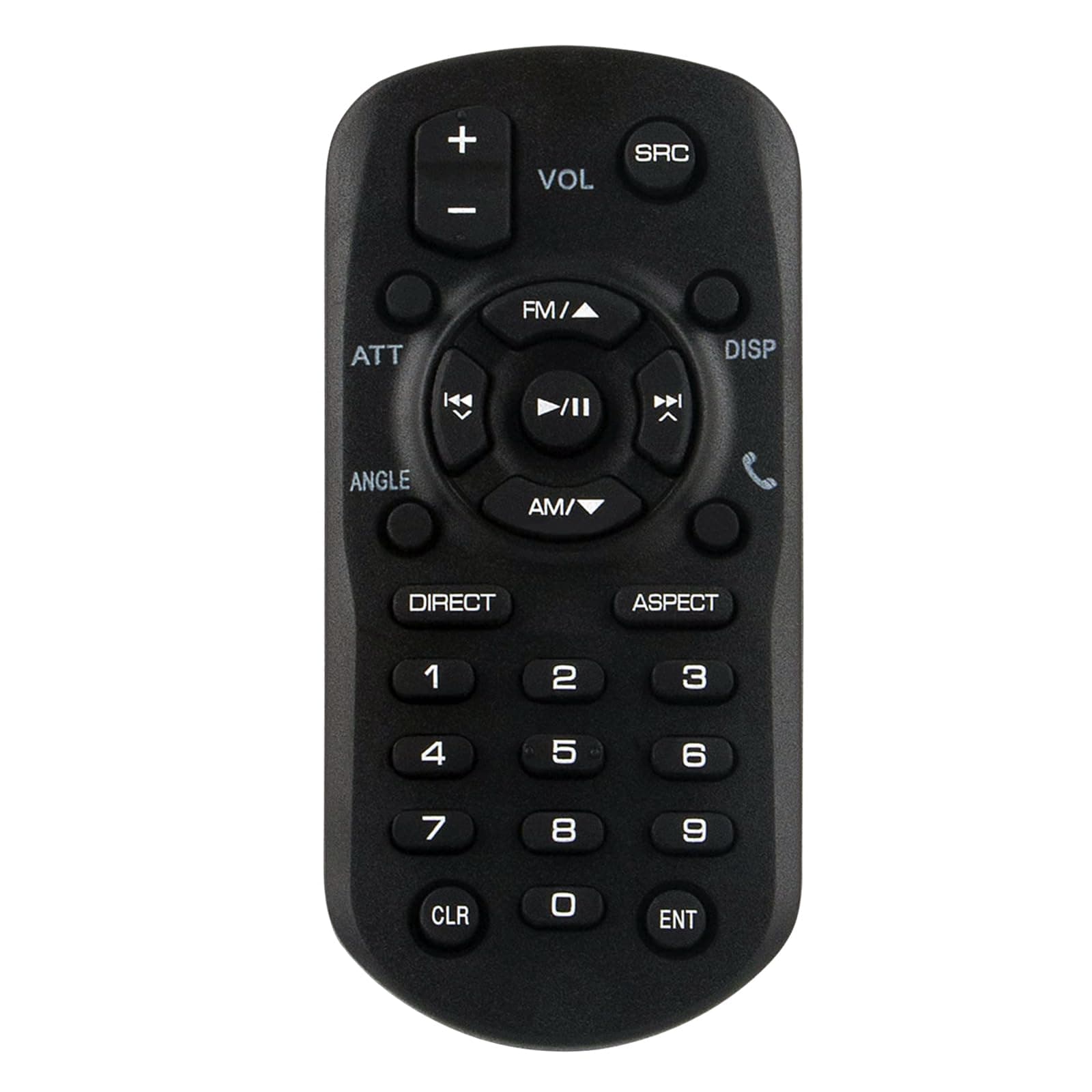 RM-RK258 Replaced Remote Control Compatible with JVC Multimedia Receiver KW-V21BT KW-V11 KW-M560BT KW-V350BT KW-V320BT KVC-120BT KW-V230BT KW-V250BT KW-V25BT KW-M150BT KW-M150BT KW-Z1000W KW-M745DBT