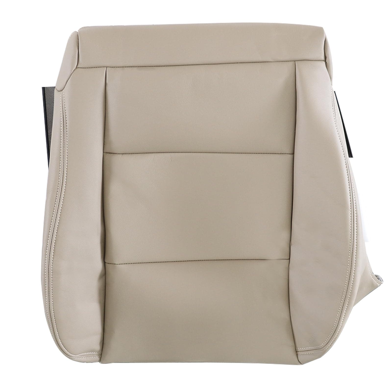 Driver Side Bottom Replacement Leather Seat Cover Ivory Tan Compatible with Toyota Land Cruiser 1998 1999 2000 2001 2002 2003 2004 2005 2006 2007