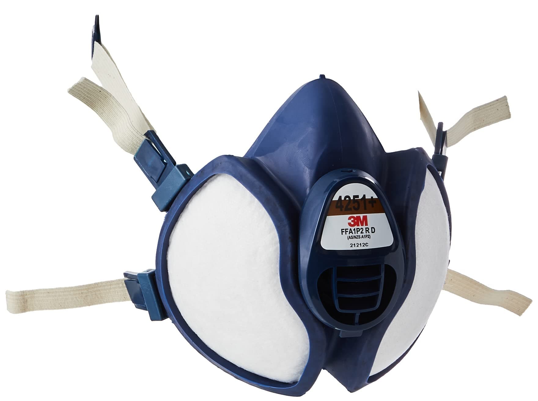 3M Respirator Half Mask Lightweight Blu