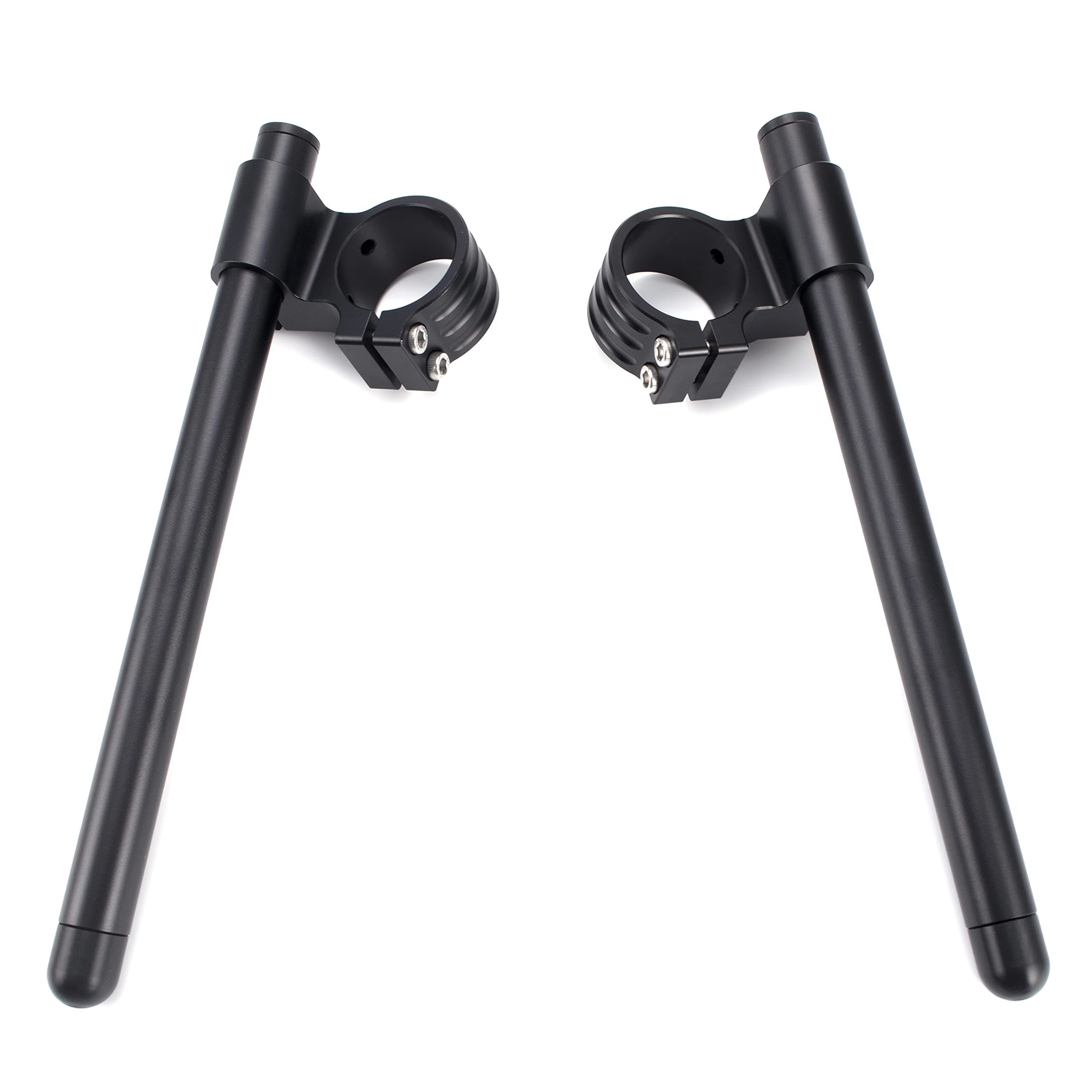 Φ41mm clip ons handlebar 1" riser fit for motorcycle fork tube Φ41mm,cafe racer build sport bikes modified clip on bars Φ 7/8" CNC aluminum Machined