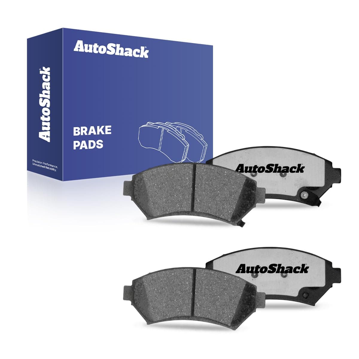 AutoShack Front Ceramic Brake Pad Set | Replacement for 1997-2005 Buick Century 1997-2005 Buick Park Avenue 1997-2004 Buick Regal 1997-2005 Cadillac DeVille 1997-2005 Chevrolet Venture | 4-PC