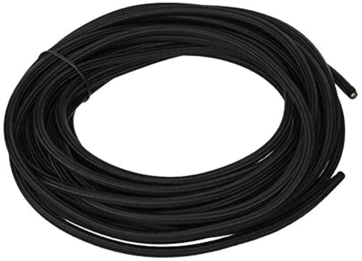 32.8ft Round 18/2 Rayon Covered Wire,HESSION 18 AWG Antique Industrial Electrical Cloth Cord,Vintage Style Lamp Cord Strands(Black)