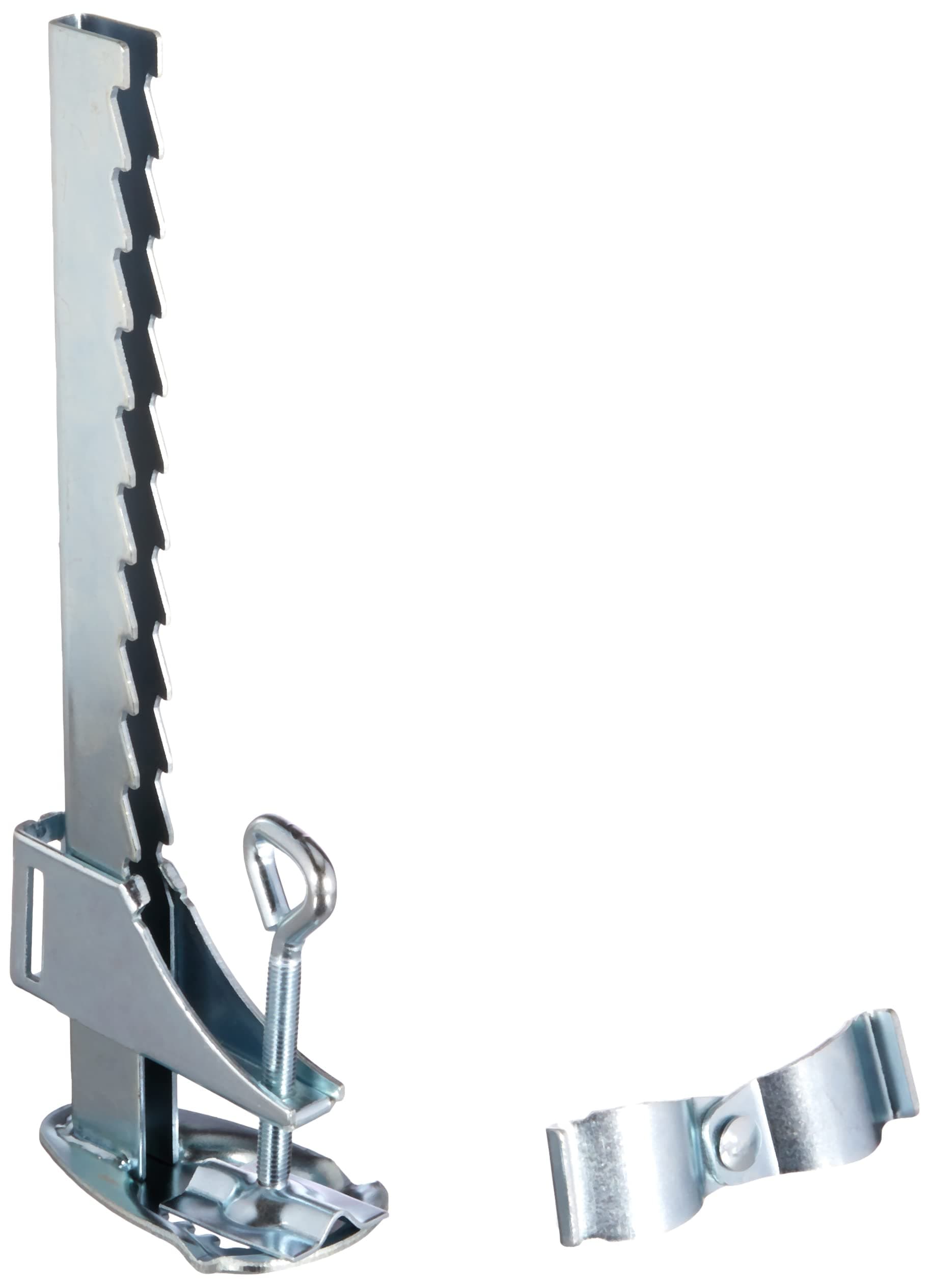 GreemotionSun Parasol Holder max. 32 mm Horizontal / max. 25 mm Vertical, Balcony Clamp for Garden Sun Umbrellas, Galvanised Steel Parasol Holder Fit for Balcony and Deck Railings, Silver