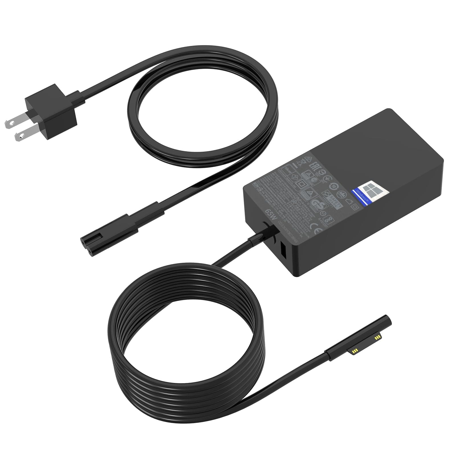 Ac Charger 65W for Original Microsoft Surface Pro,Surface Laptop,Surface Studio,Surface Go Laptop Cord