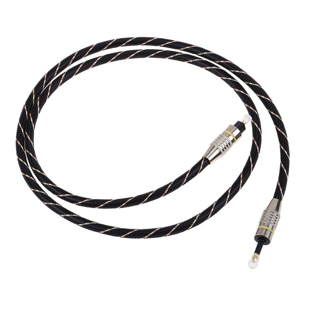 Tomtopp 3.5mm Digital Optical Audio Cable Mini Toslink to Toslink Optic Cable(1m)