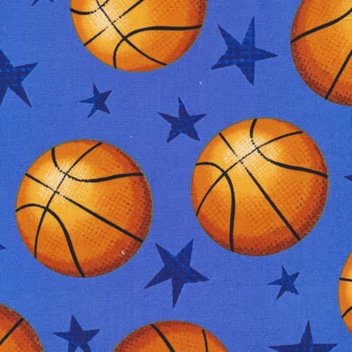 Preschool Nap Mat Sheet (Basketball - Percale)