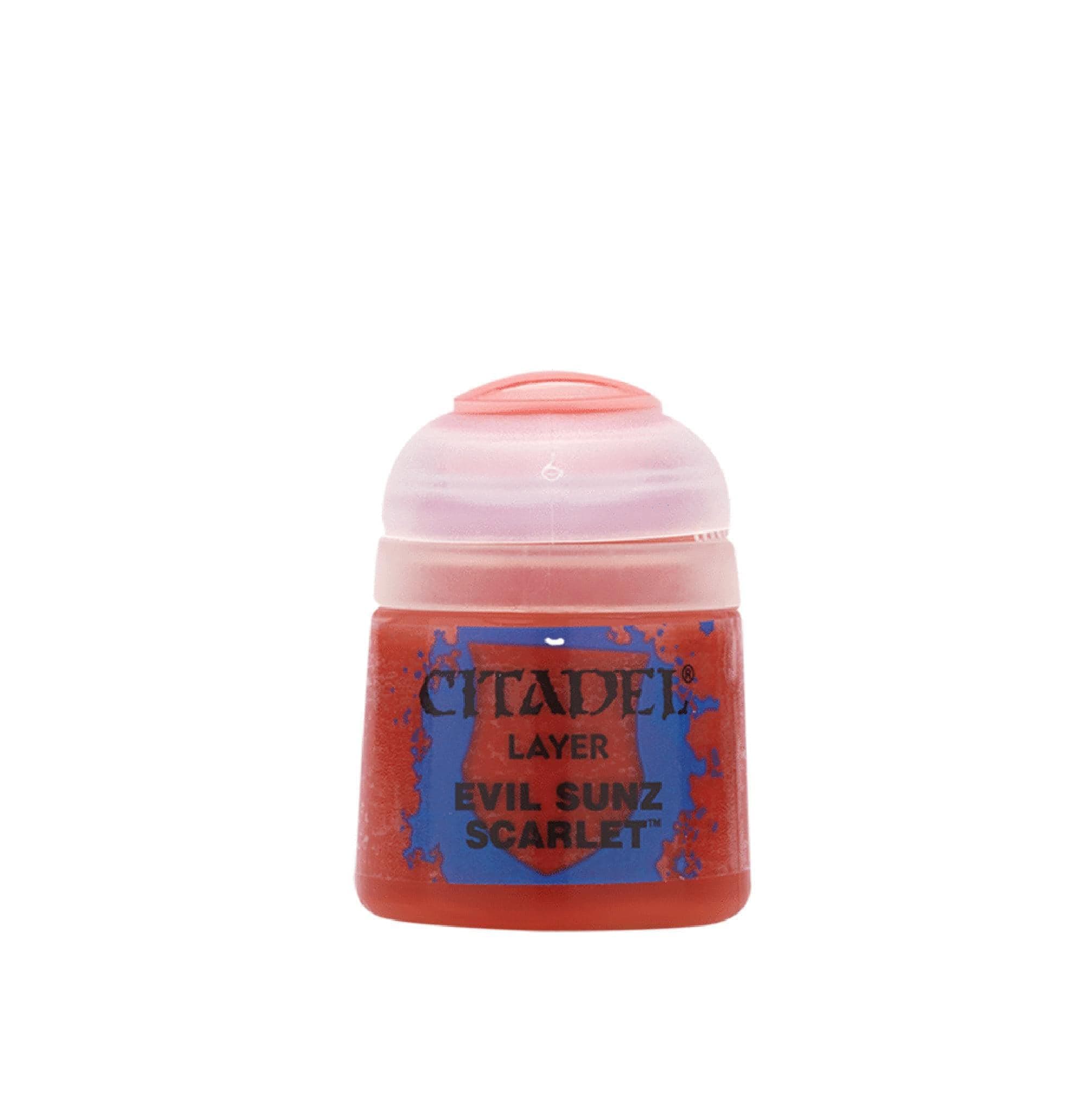 Warhammer Citadel Layer Paint Evil Sunz Scarlet 12ml