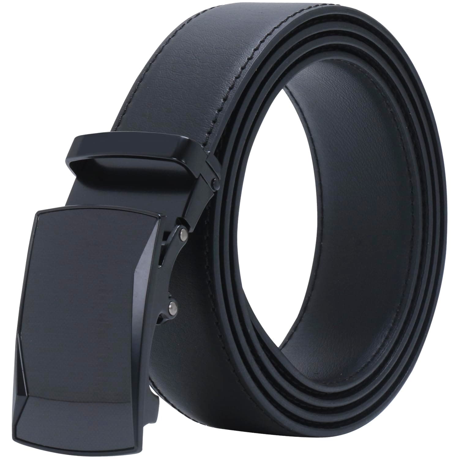 LabnoftMen's Leather Auto Lock Belt