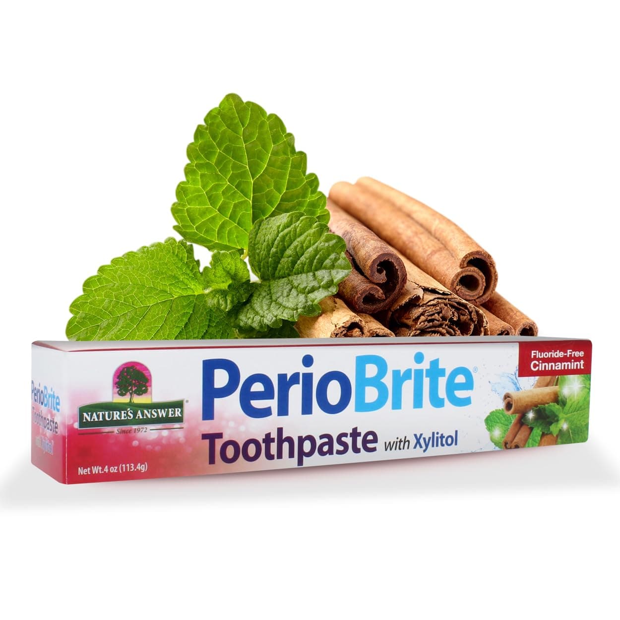 PerioBrite Cinnamint Toothpaste 4 Ounces ( Multi-Pack) by Nature's Answer