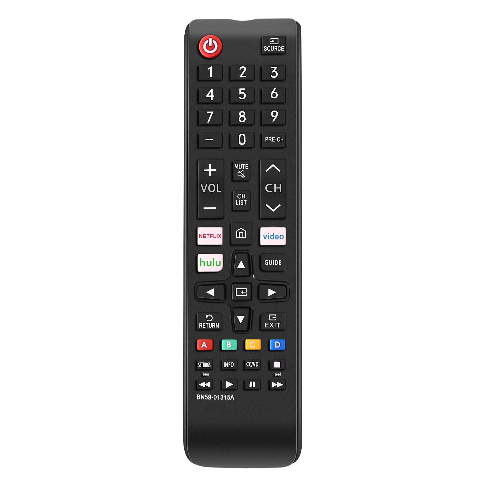 ATA-D Universal Remote Control Samsung TV Remote Compatible with All Samsung LCD LED HDTV 3D Smart TV Models