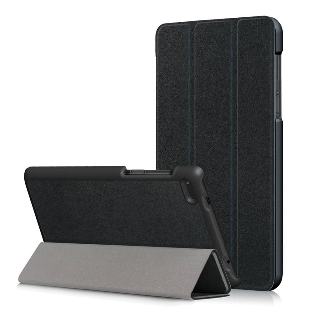 Custer Case for Lenovo Tab 7 Essential TB-7304F TB-7304I TB-7304X PU Leather Case Cover for Lenovo Tab 7 Essential TB-7304F TB-7304I TB-7304X Black