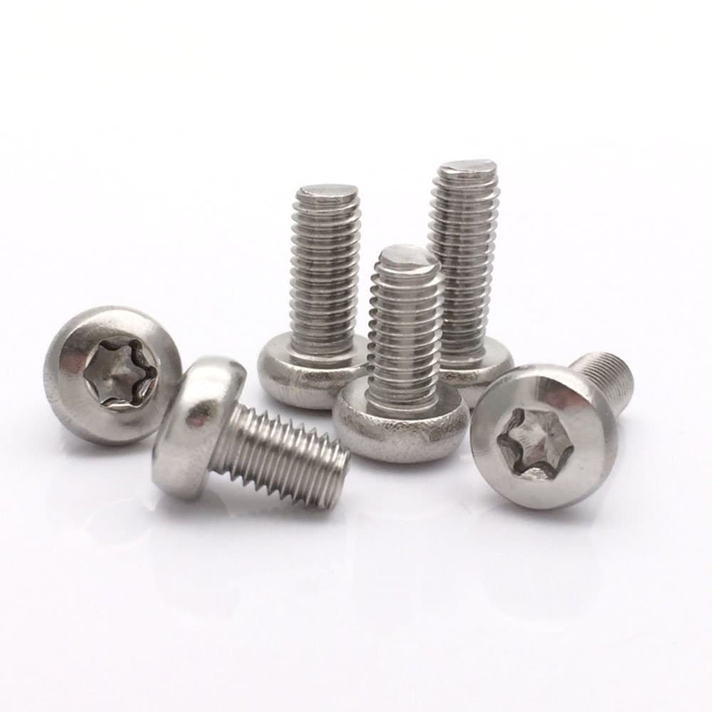 M8 Pan Head Torx Socket Cap Machine Screw,304 Stainless Steel,Pack of 8-Piece (M8 x 16mm)