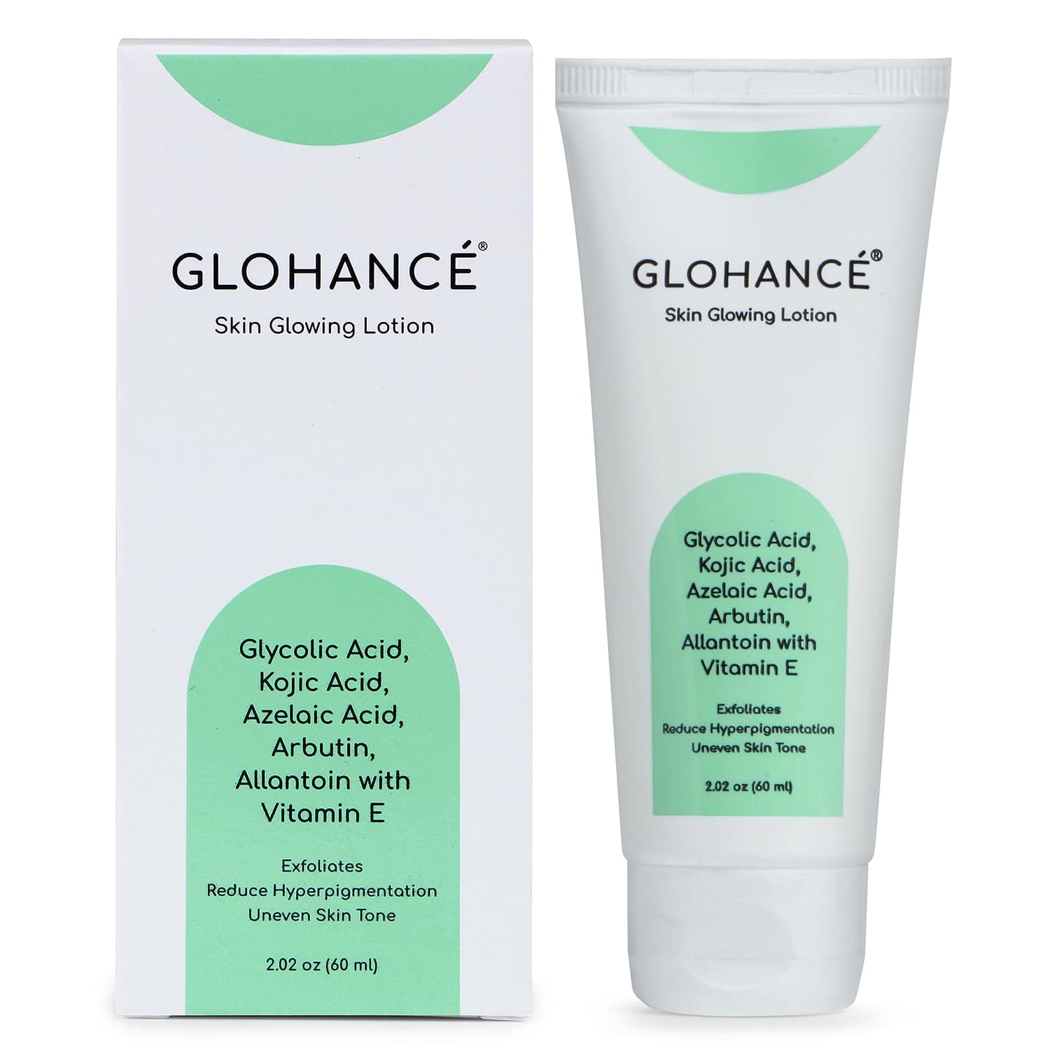Skin Glowing Lotion | Advanced Formula For Hyperpigmentation, Sun Damage Repair, And Oil Control Kojic Acid, Vitamin E - Nourishes, Lightens, And Brightens Skin - 60 Ml
