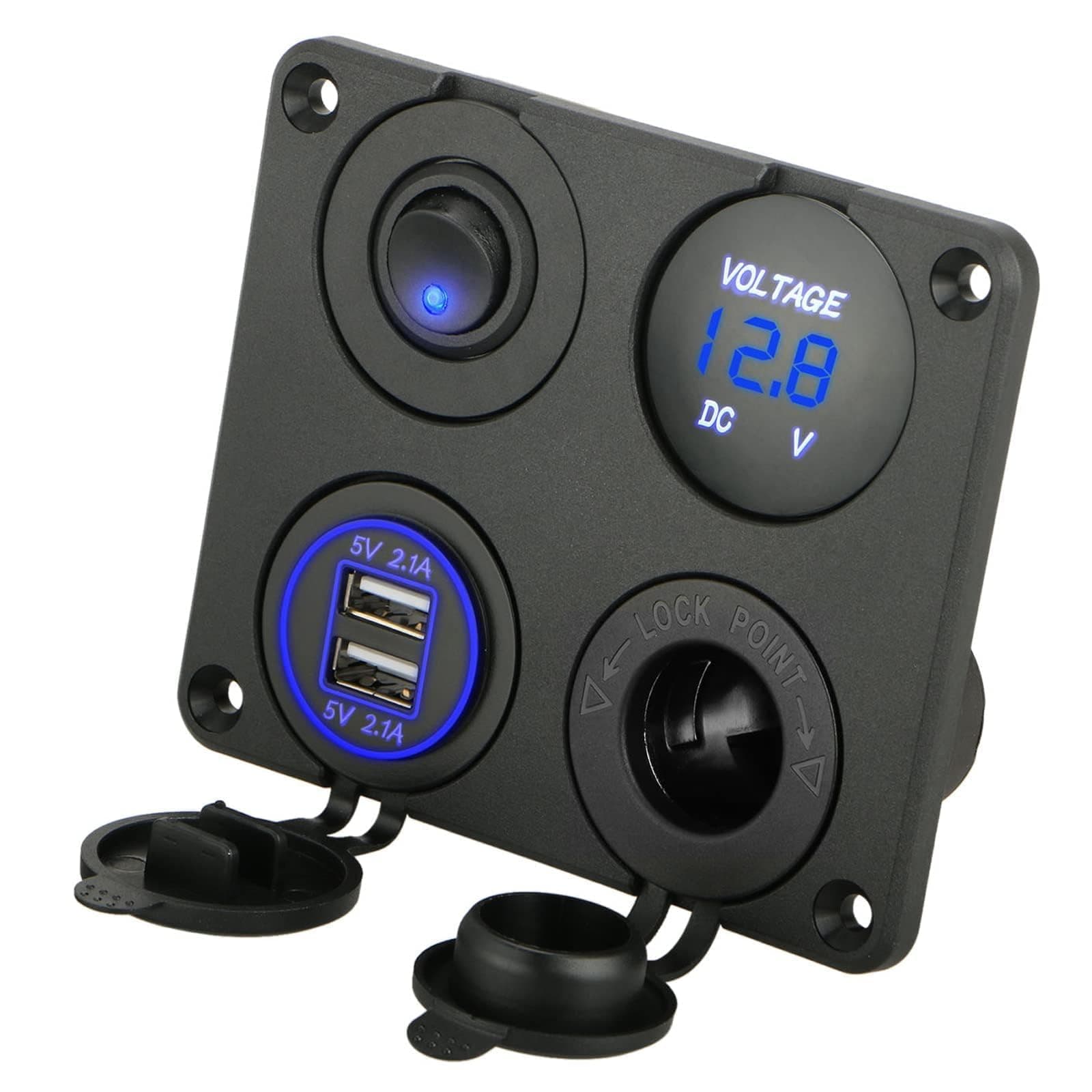 4 in 1 Charger Socket Panel