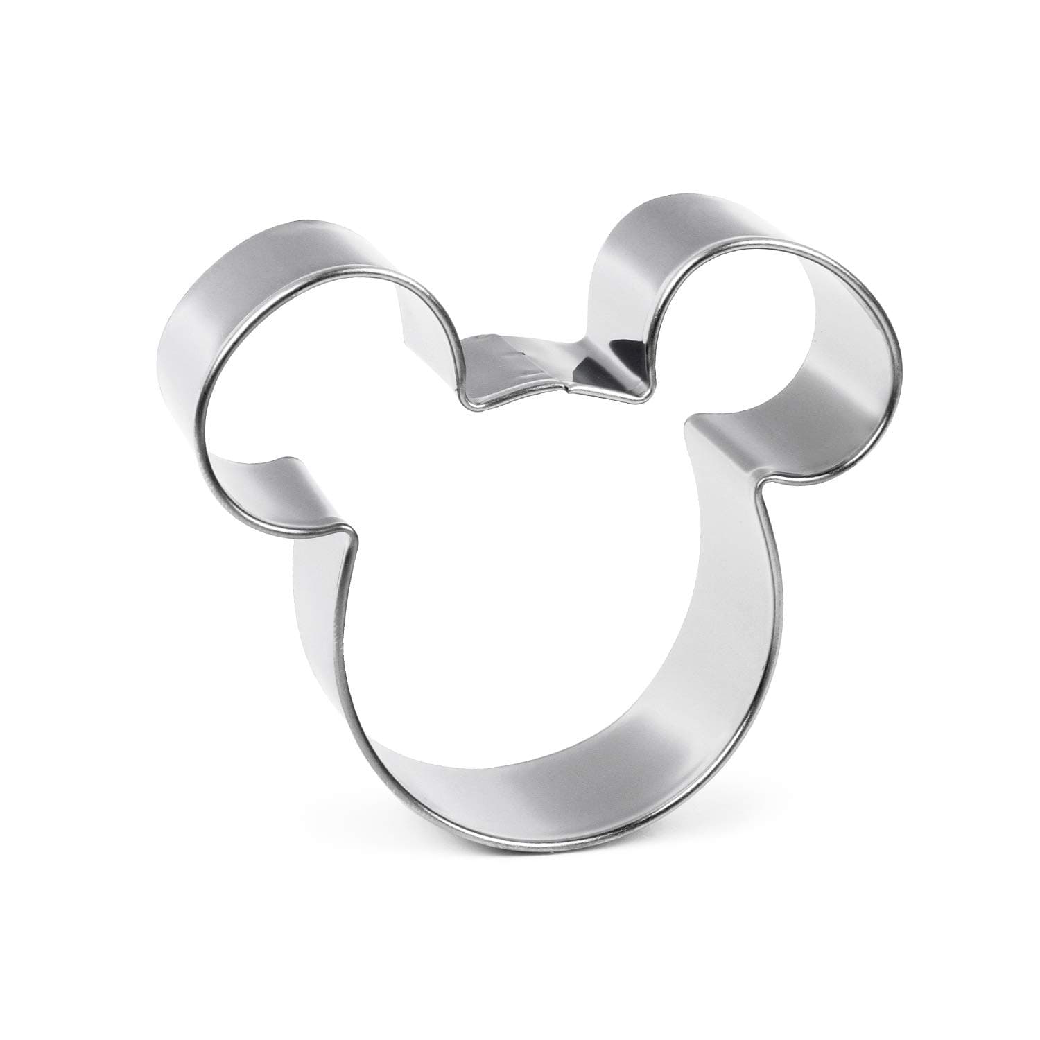 Mickey Mouse Cookie Cutter Set,Mickey & Minnie Mouse Head Shapes Stainless Steel Biscuit Cutter Cake Fondant Pancake Mold for Kids Birthday Party Supplies Favors(10 Pcs）
