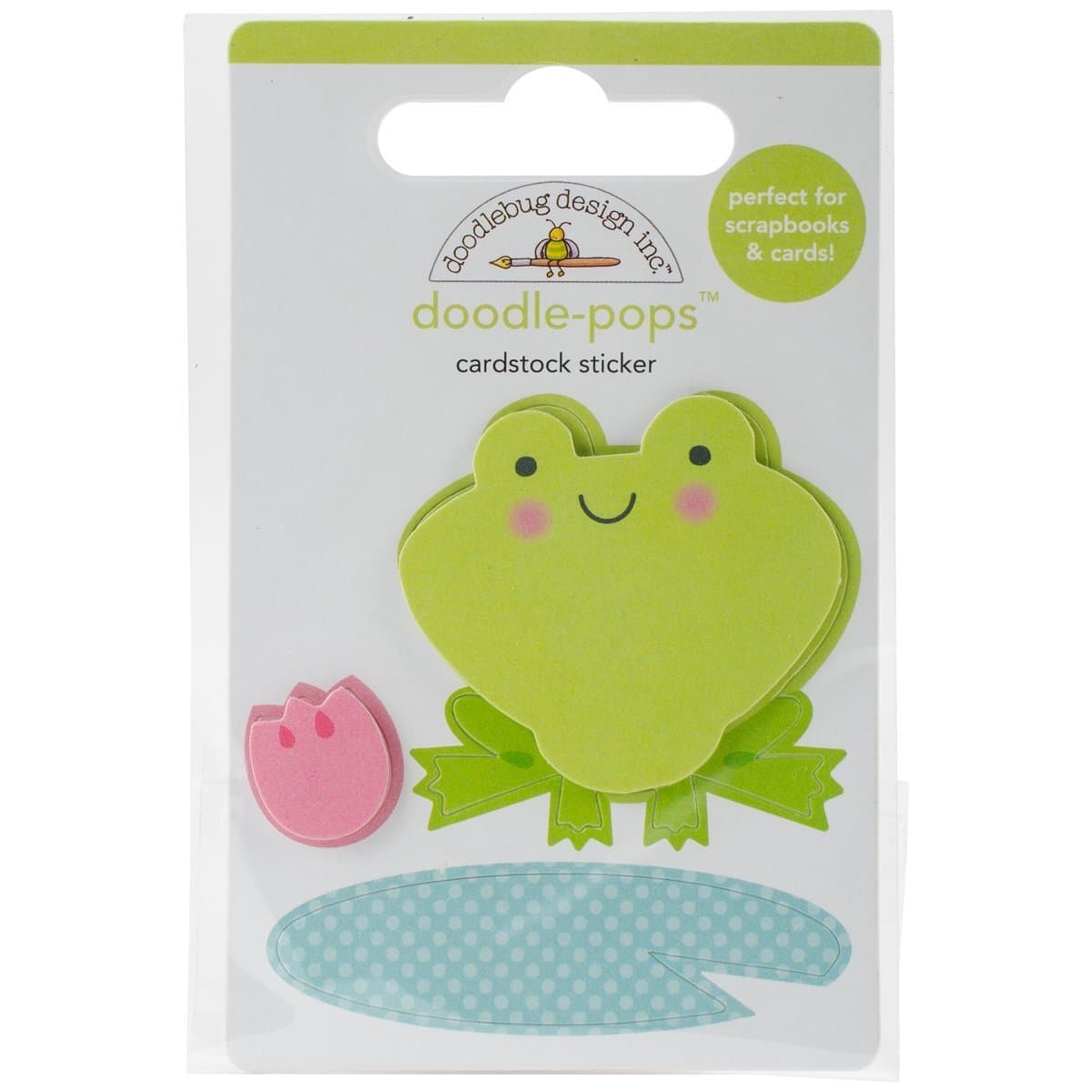 Doodlebug Designs Froggy Doodle-Pops Dimensional Stickers