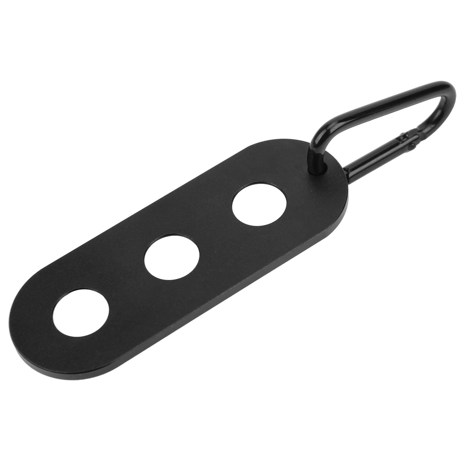 Dilwe Cue Joint Protector Clip, Aluminum Billboard Cue Joint Protector Pool Table Stick Joint 3 Hole Holder with Buckle