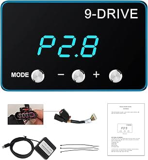 JINKEY Throttle Response Controller, 9 Drive Throttle Controller 9 Mode Electronic Racing Accelerator for Audi for VW for Skoda for SEAT for Porsche