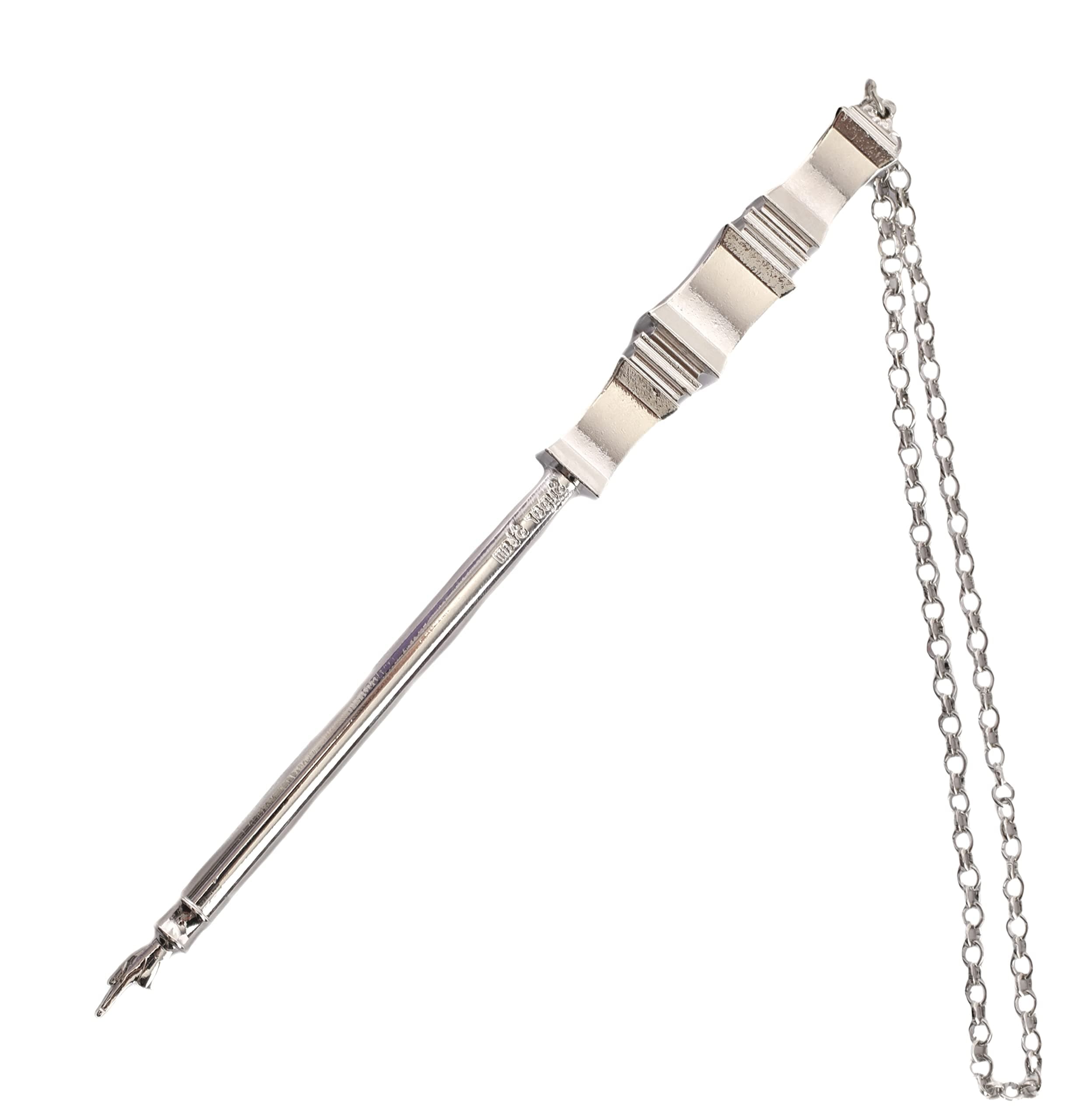 Torah Book Pointer Yad Hand Pointer Silver Finish in Metal Gift Box Great bar bat Mitzvah Gift 17 cm with a 20cm Bead Charm