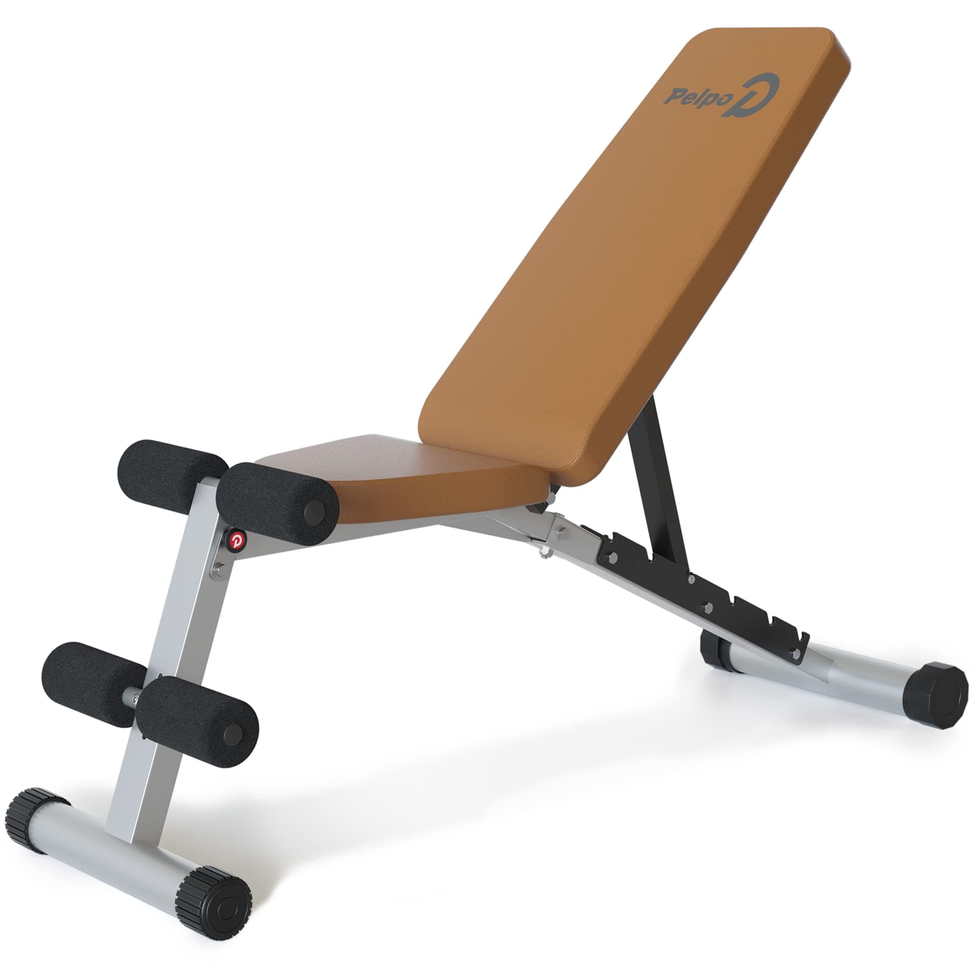 Pelpo Adjustable Weight Bench, Folding Weight Lifting Bench, Workout Bench for Home, Incline/Decline Bench for Full Body Workout