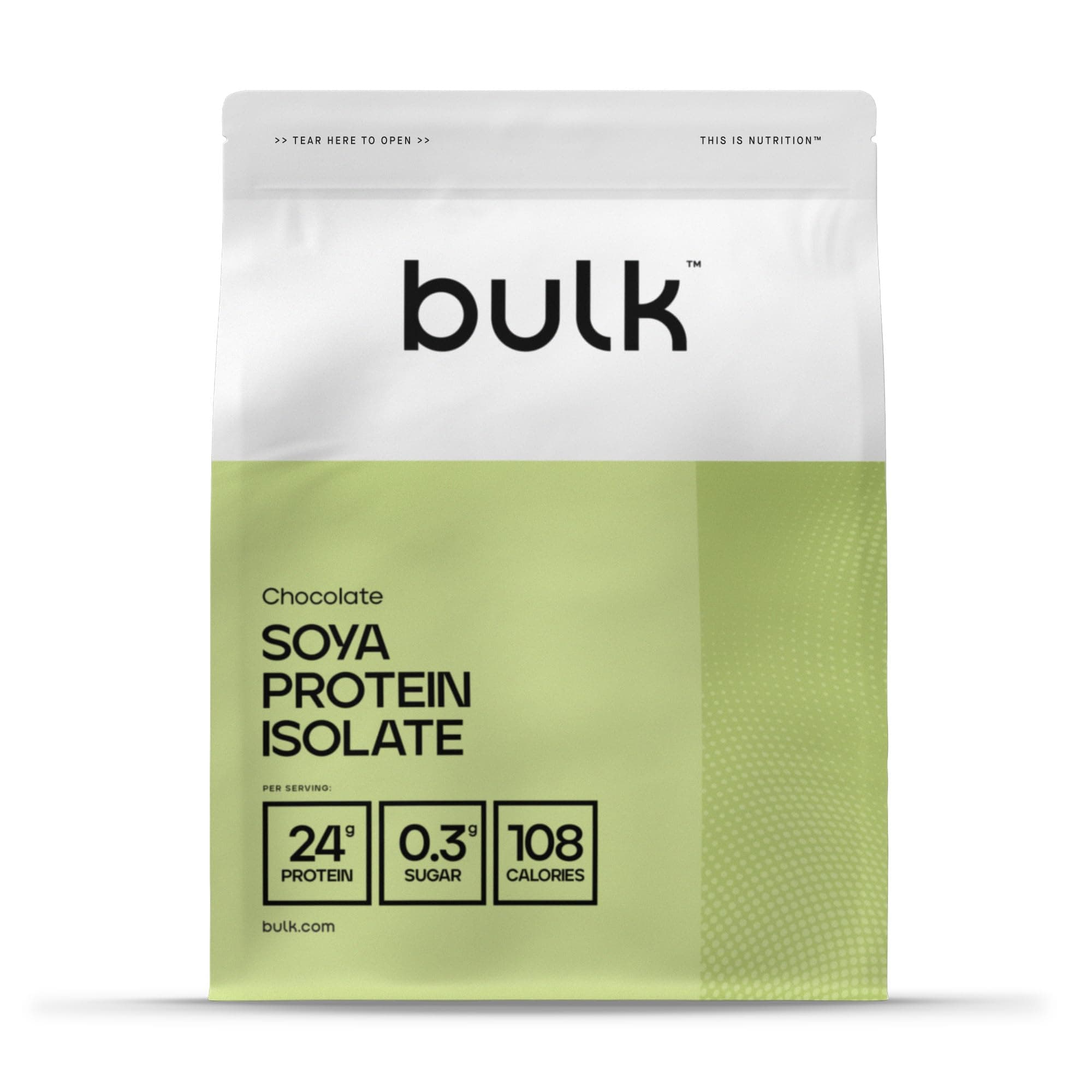 Bulk Soya Protein Isolate Powder, Vegan Protein Shake, Chocolate, 1 kg