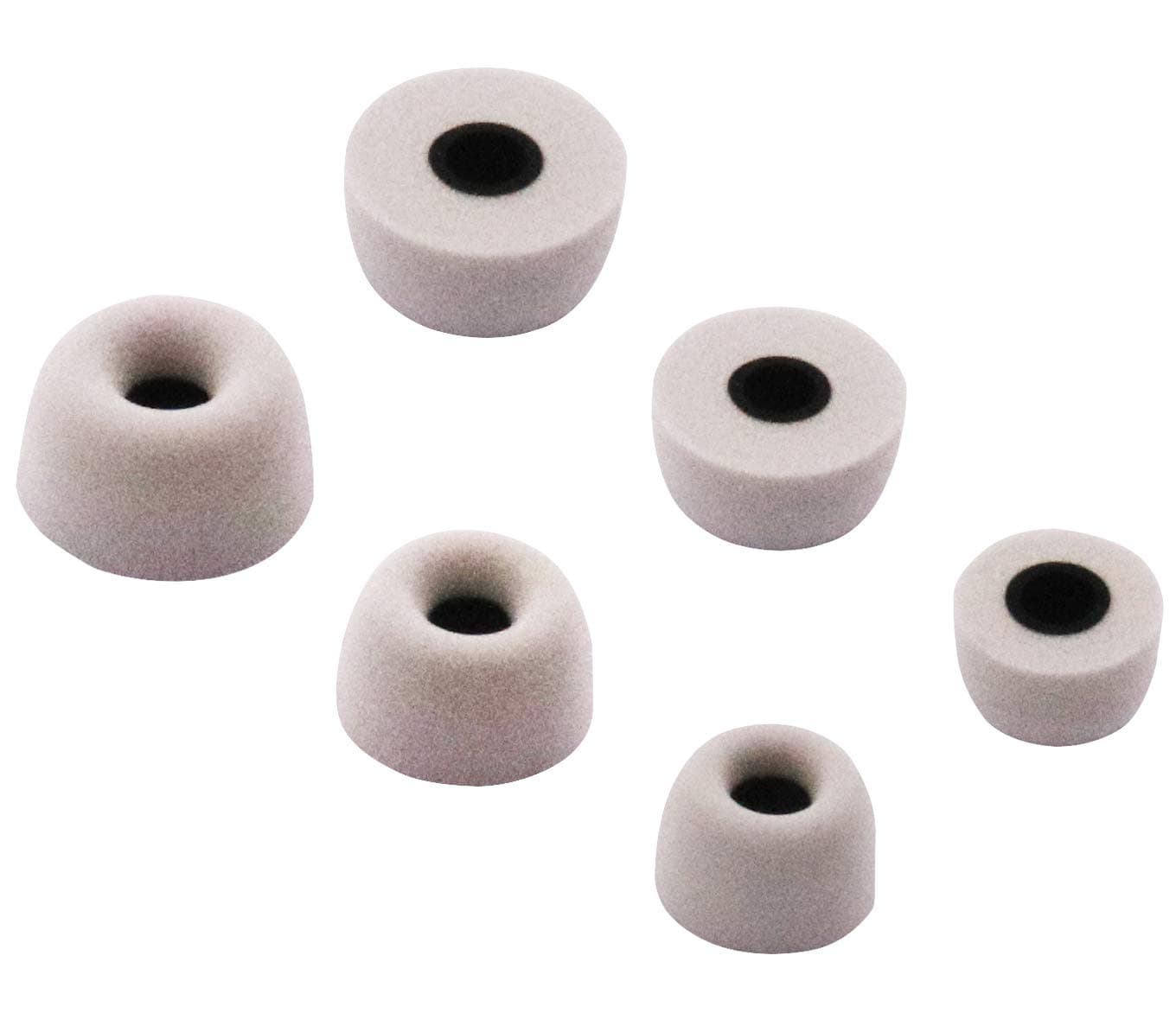 ALXCD Foam Eartips for Jabra Elite 65t Headphone, S/M/L 3 Size Memory Foam Ear Tips, Fit for Jabra Elite 65t Elite Active 65t Gray S M L