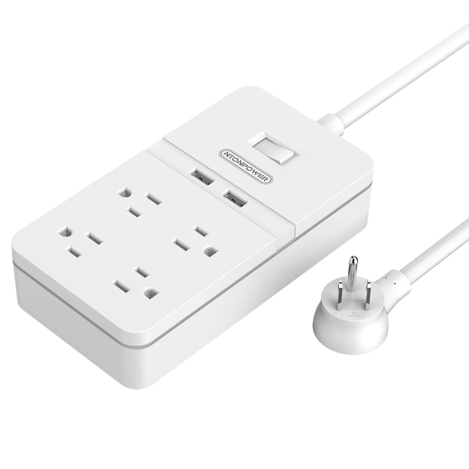 Flat Plug Power Strip