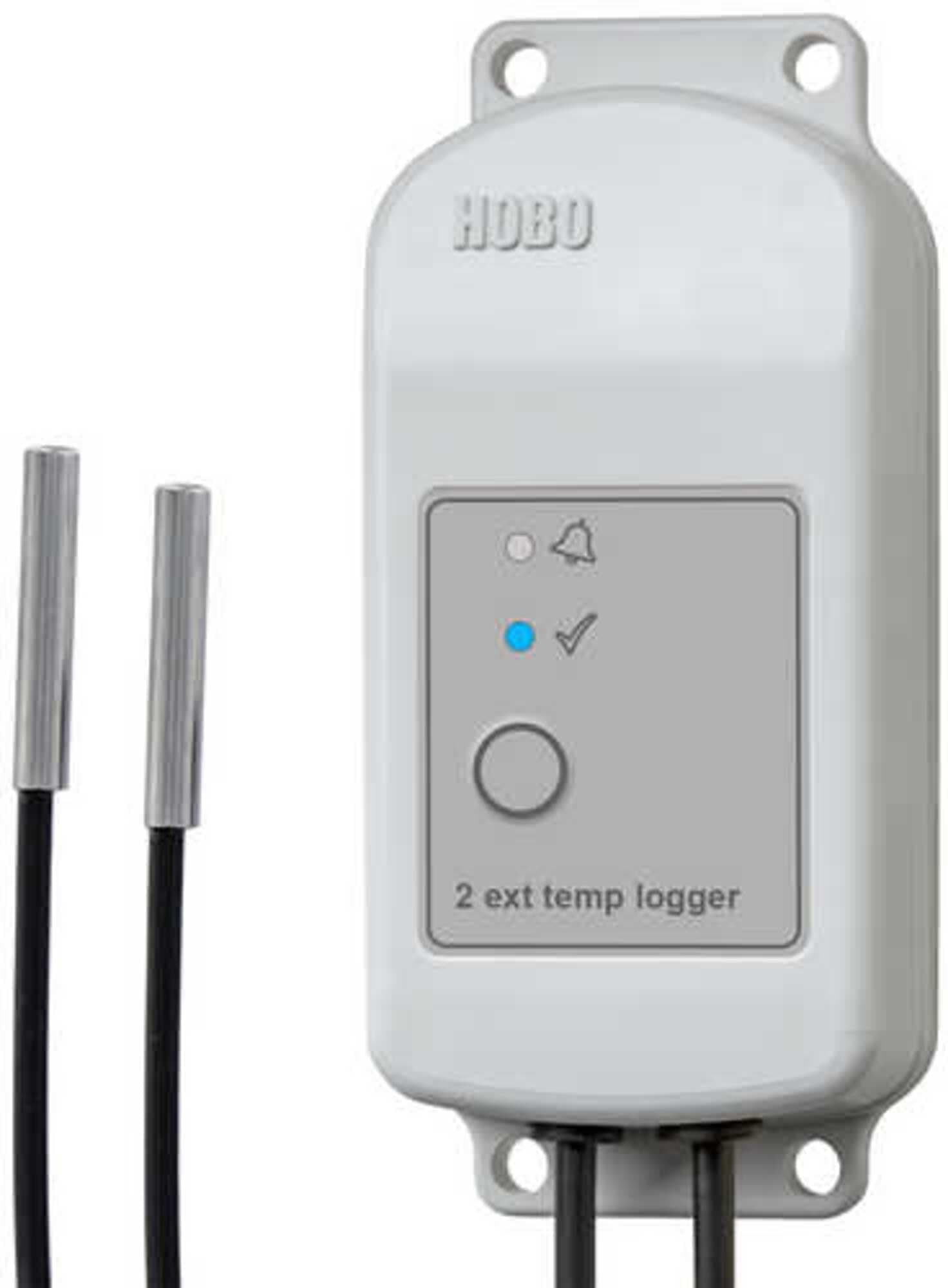 Onset HOBO MX2303 Weatherproof Bluetooth Dual Temperature Data Logger w/ External Sensors