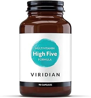 High Five Multivitamin Formula - 90 Veg Caps | Support Energy & Vitality with 23 Essential Nutrients & Including Vitamin B5 | Formulated by Nutritionists | No Artificial Additives | Vegan
