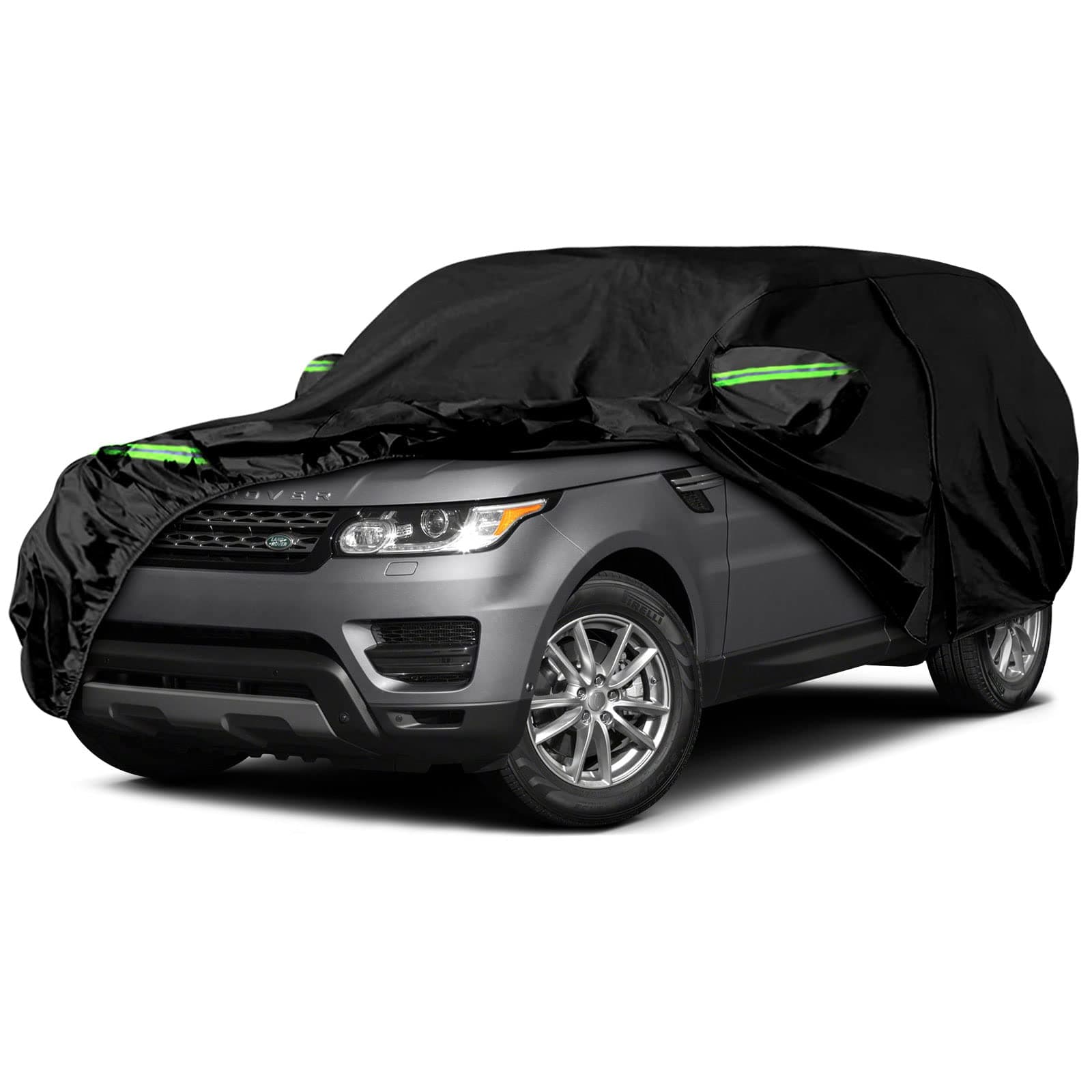 Waterproof Car Covers Replace for 2013-2025 Land Rover Range Rover Sport, 6 Layers All Weather Custom-fit Car Cover with Zipper Door & Windproof Bands for Snow Rain Dust Hail Protection (Sport)