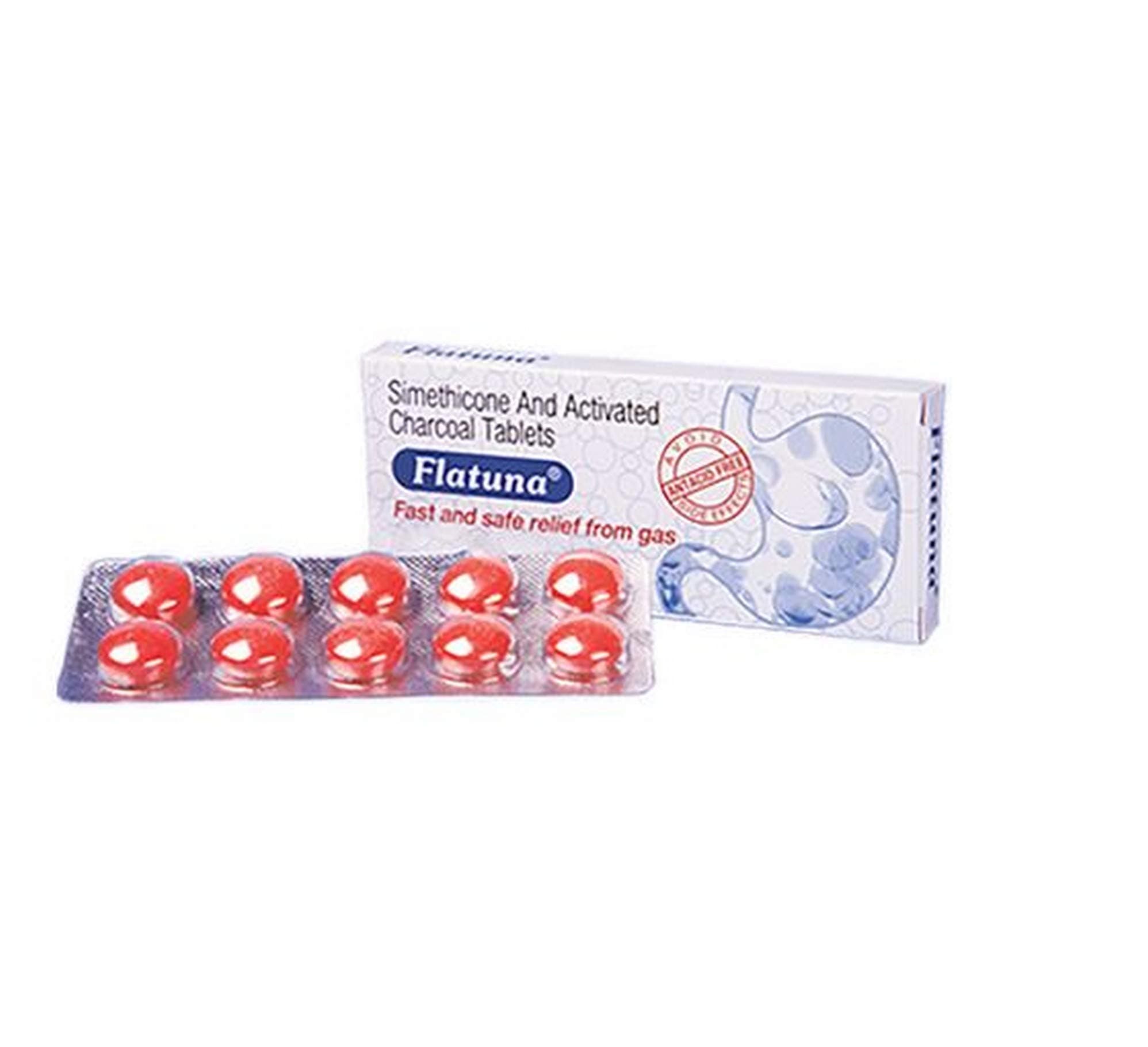 Flatuna 80 Mg - Strip of 10 Tablets