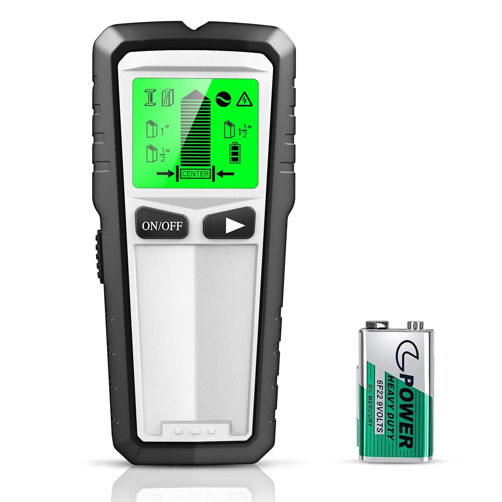 KASTWAVE5 in 1 Stud Finder and Wall Scanner with HD LCD Display for Wood, Metal, and AC Wire Detection