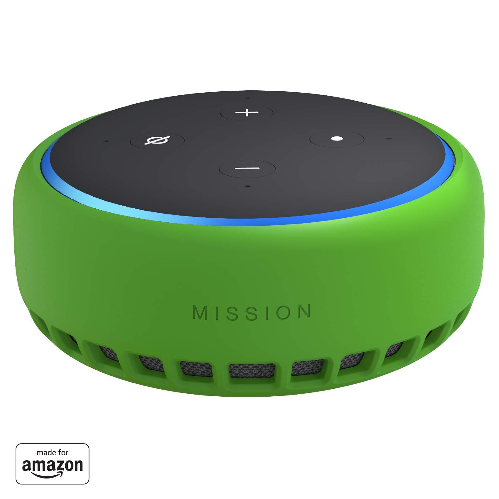 Mission Skin for Amazon Echo Dot (3rd generation), Irish Green