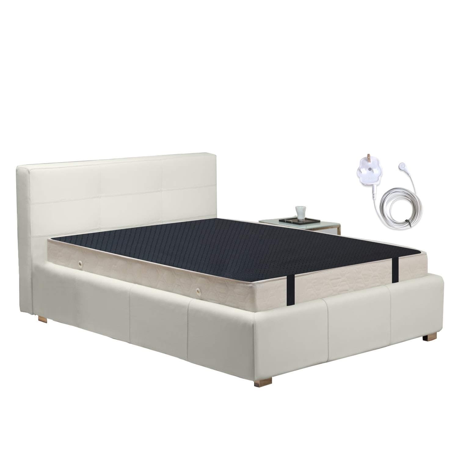 Earthing Mat for Double Bed, Under Sheet, Sleep Better, Recover More. Easy to Clean. UK Plug