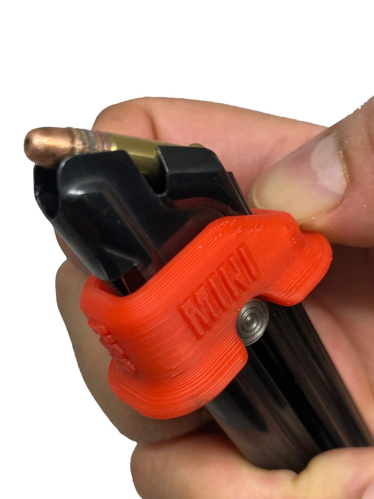 Mini Magazine Speed Loader Designed to fit Ruger Mark I II III IV 22/45, Smith & Wesson Victory, Browning Buckmark 22LR, Quickie Loader (Red)