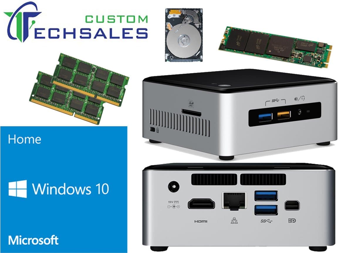 Intel NUC mini PC/Intel Core i5-6260U 6th GEN / 8GB RAM / 120GB SSD/WINDOWS 10 - NUC6i5SYH