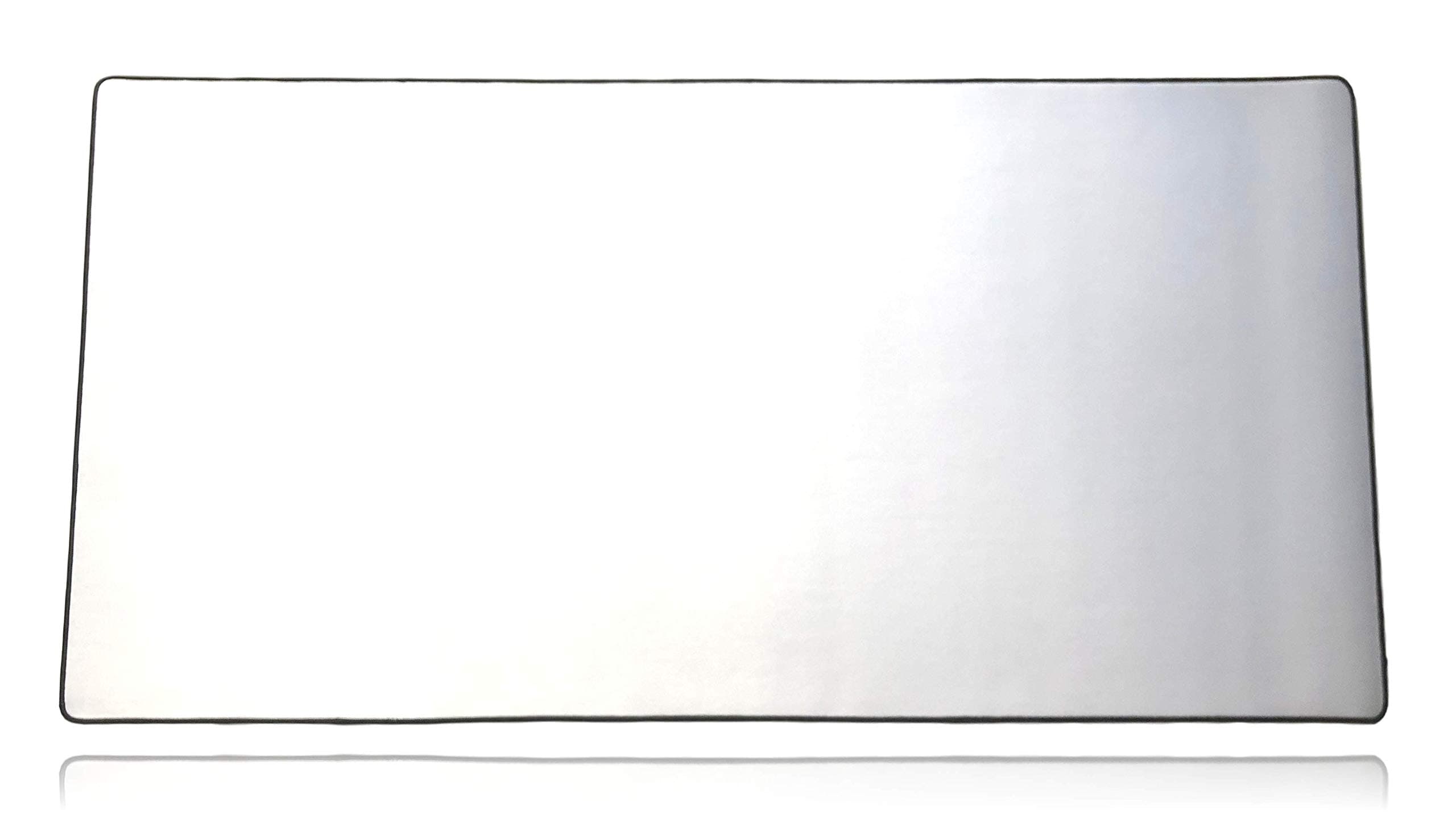 Extended Plus Size Gaming Mouse Pad - Anti Slip Rubber Base - Stitched Edges - Large Desk Mat - 36" x 18" x 0.16" (Extended Plus, All White/No Logo)